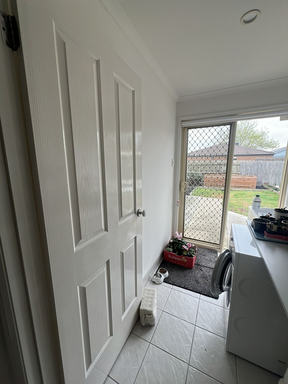 Door hardware loose and not properly secured, found during a pre-purchase inspection in Berwick